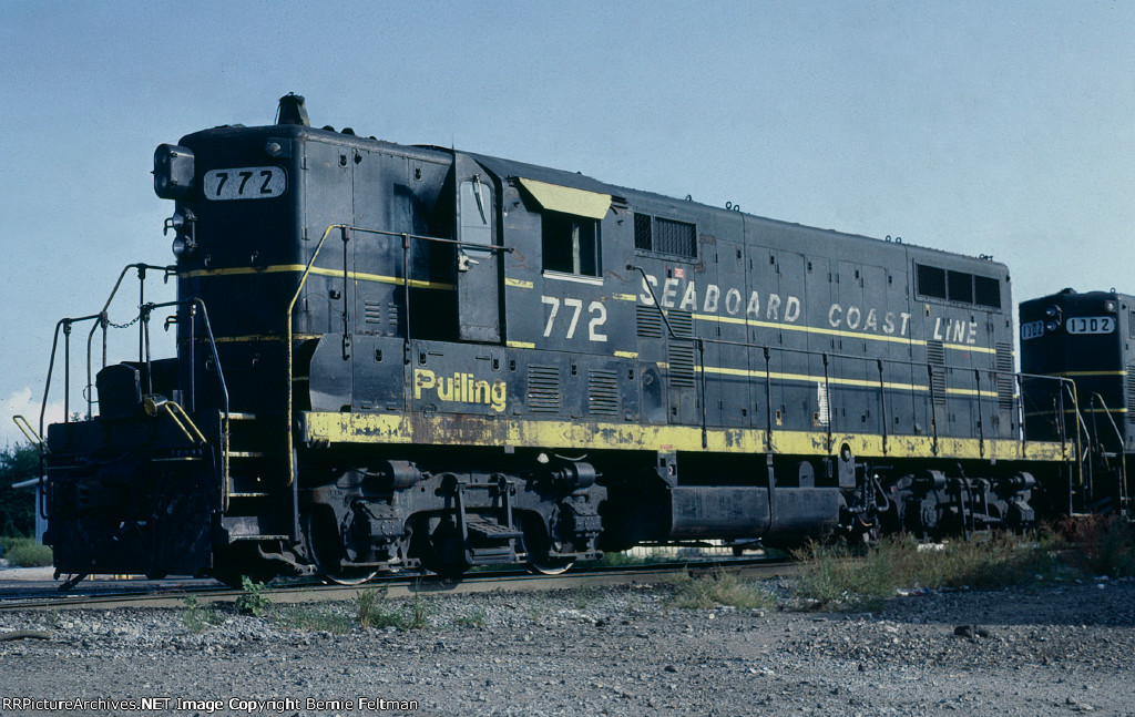 Seaboard Coast Line GP7 #772 in the south yard (Boyles) 